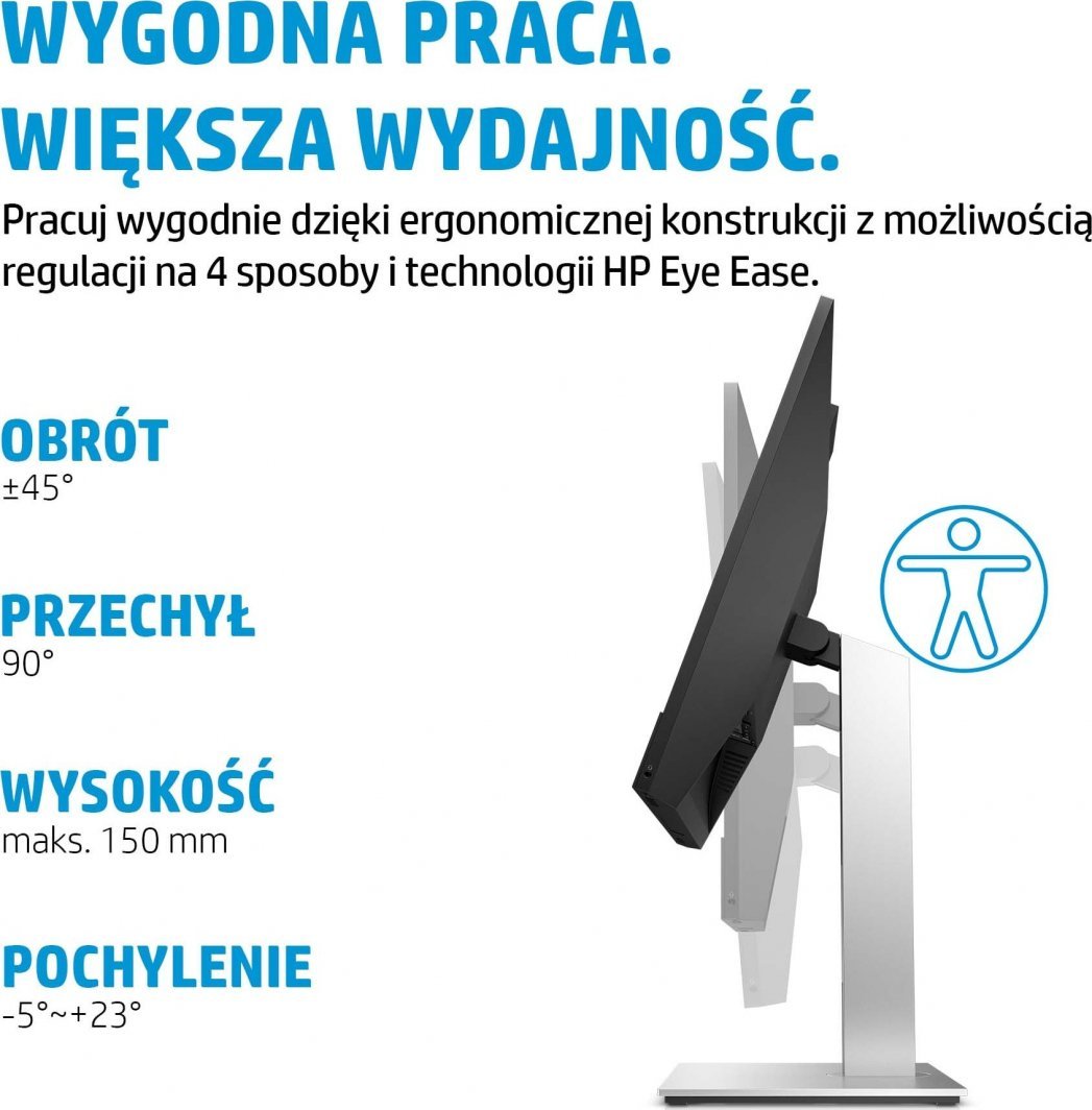 Монитор HP E24m G4, 23,8", Full HD, црн