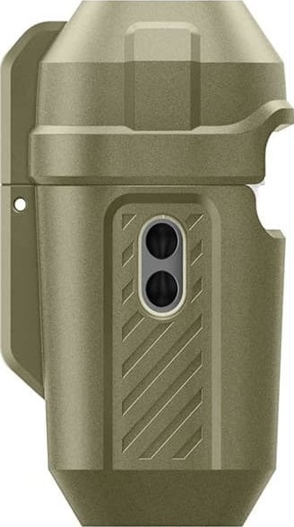 Mbështjellëse Spigen Lock Fit për Apple AirPods Pro 1 2, matte, khaki