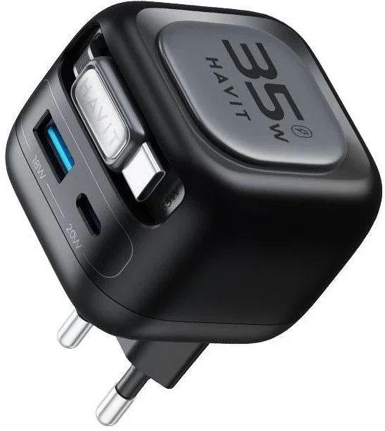 Karikues muri Havit UC250 A EU, 35W, USB C, i zi