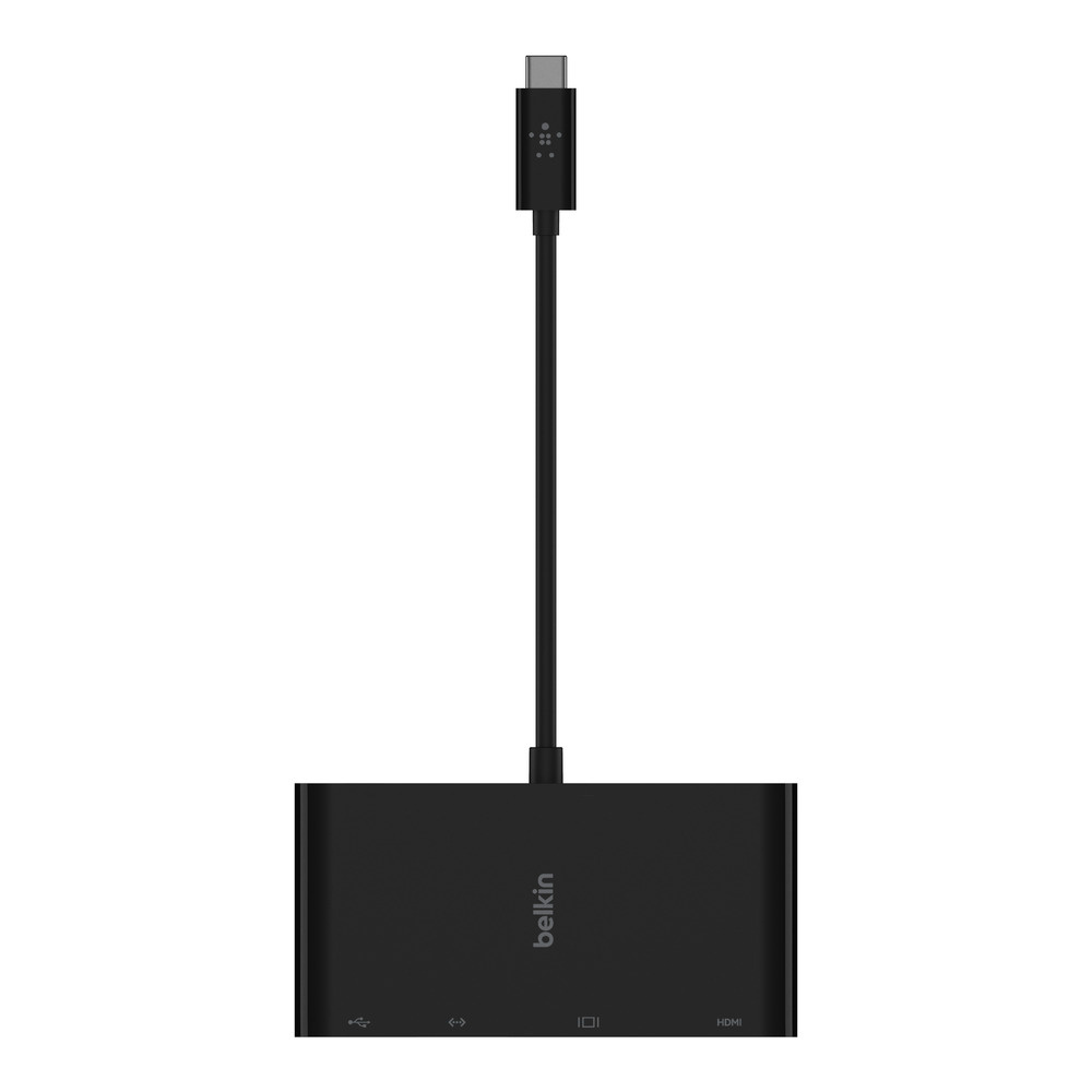 Përshtatës multimedial Belkin USB-C, i zi