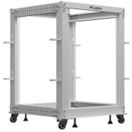 Raft i hapur serverik Lanberg Open Rack 19" 15U, 600x600, thellësi e rregullueshme, gri