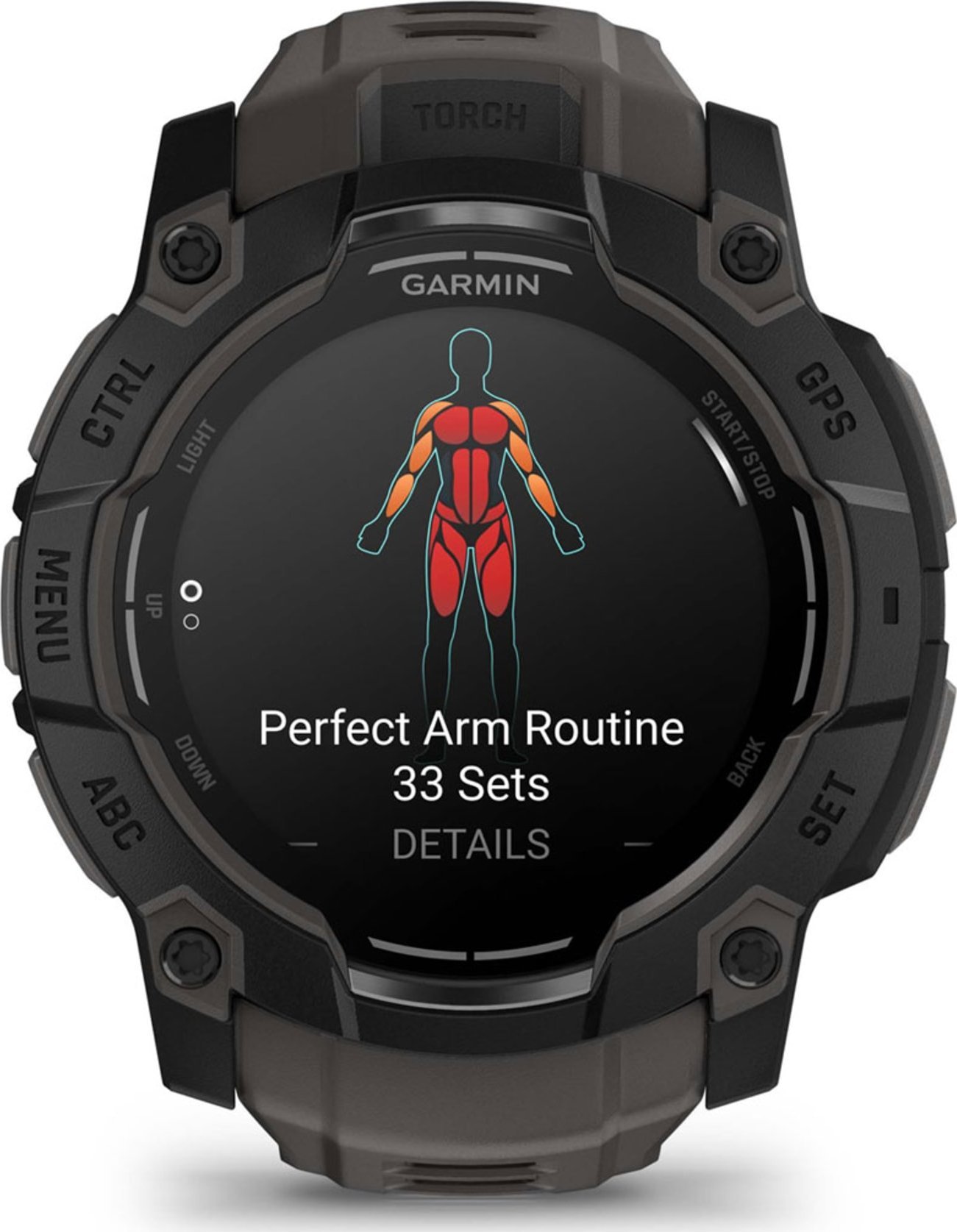 Паметен часовник Garmin Instinct 3 AMOLED, GPS, 10 ATM, црн