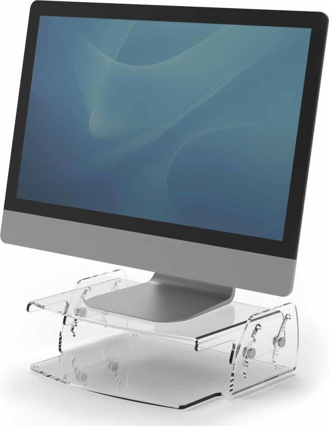 Mbajtëse monitori Fellowes Clarity 9731101, e rregullueshme, deri 10 kg, transparente
