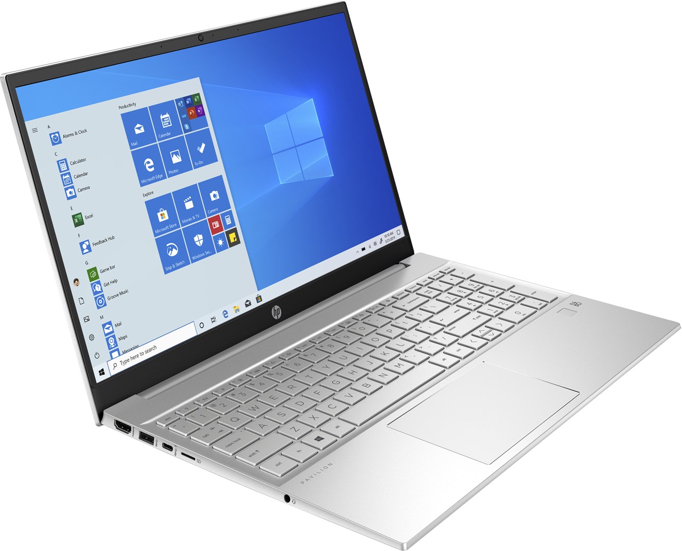Laptop HP Pavilion 15-eh1318nw, 15.6", AMD Ryzen 7, 16 GB RAM, 512 GB SSD, i argjendtë