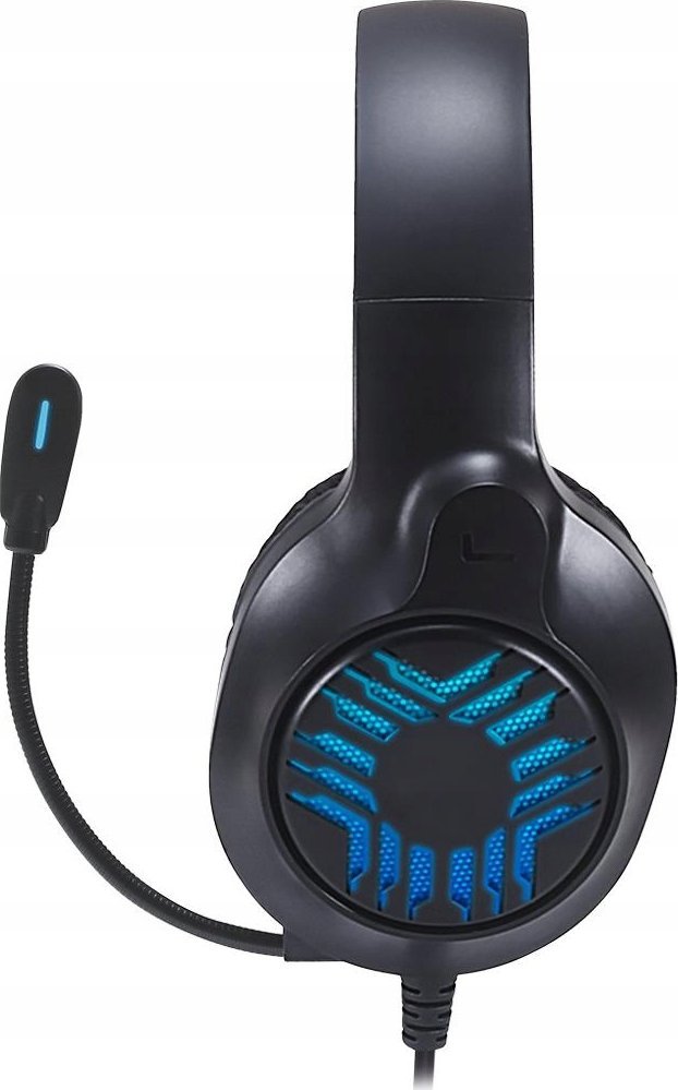 Гејминг слушалки Спидлинк Тајрон, стерео, РГБ, со микрофон, црни