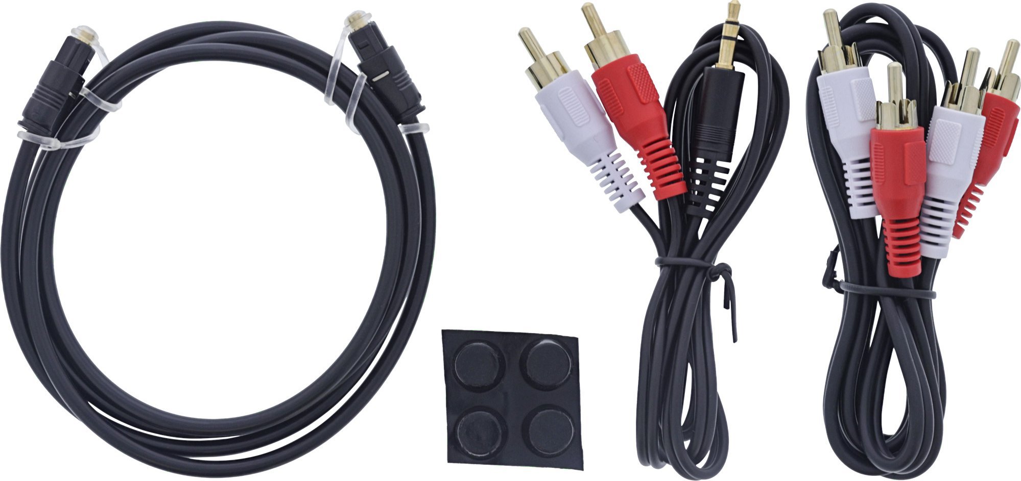 Блутут ресивер ИнЛајн ХиФи 5.1 и УСБ ДАК, РЦА и Тослинк, со екран, црн