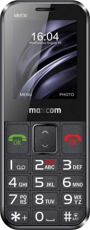 Мобилен телефон Maxcom MM730 Comfort, црн