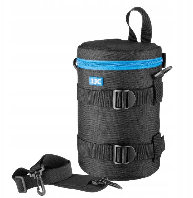 Футрола за објектив JJC DLP-5II X-Large, отпорна на вода, со ремен за рамо, црна и сина