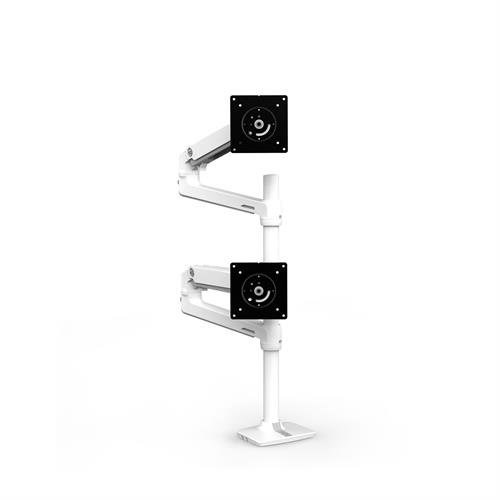 Krah montimi për monitor Ergotron LX Dual Desk, 40", e bardhë
