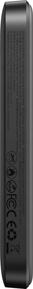 Powerbank Joyroom JR-W020 Mini, 5000mAh, 20W, me wireless, i zi