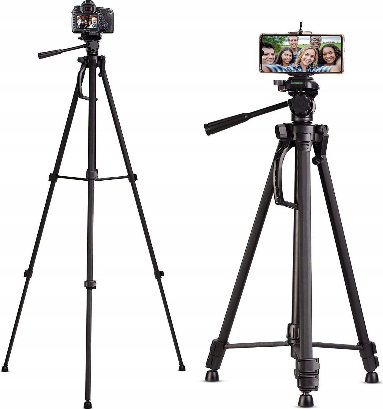 Tripod për telefon CoreParts MOBX ACC 007, 40 120 cm, rrotullim 360°, i zi