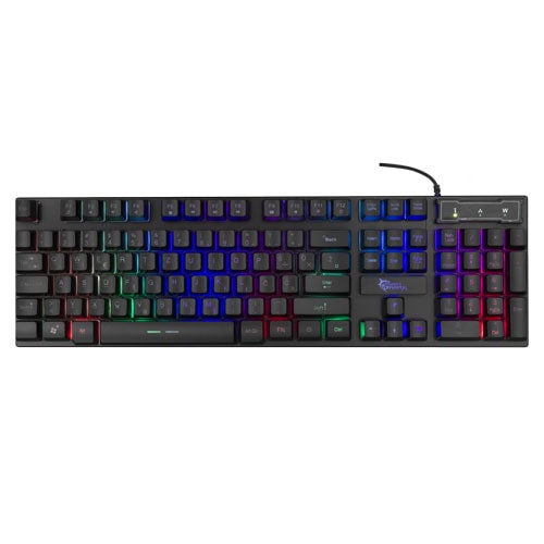 Set White Shark, tastierë + maus + kufje + mouse pad