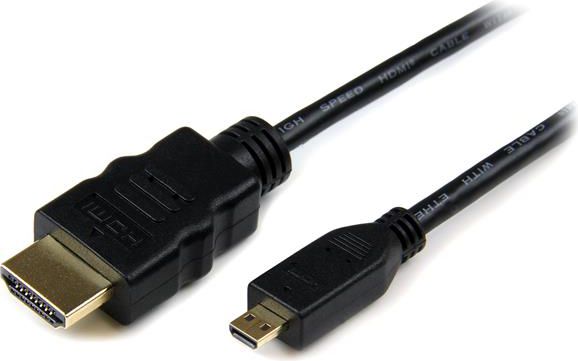 Kabllo StarTech HDMI Micro - HDMI, 3m, e zezë