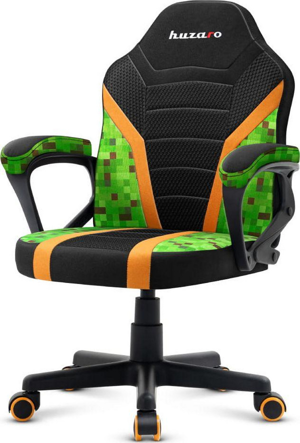 Karrige gaming për fëmijë Huzaro HZ-Ranger 1.0 Pixel Mesh, material rrjetë, me rrota, shumëngjyrëshe