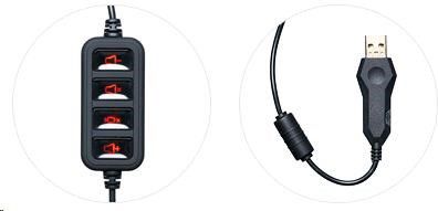 Kufje gaming Connect IT Battle GH1000, USB, me mikrofon, të zeza