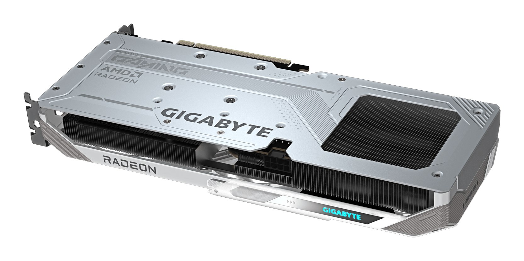 Kartë grafike Gigabyte Radeon RX 9060 XT Gaming OC Ice, 16GB GDDR6, RGB, e bardhë
