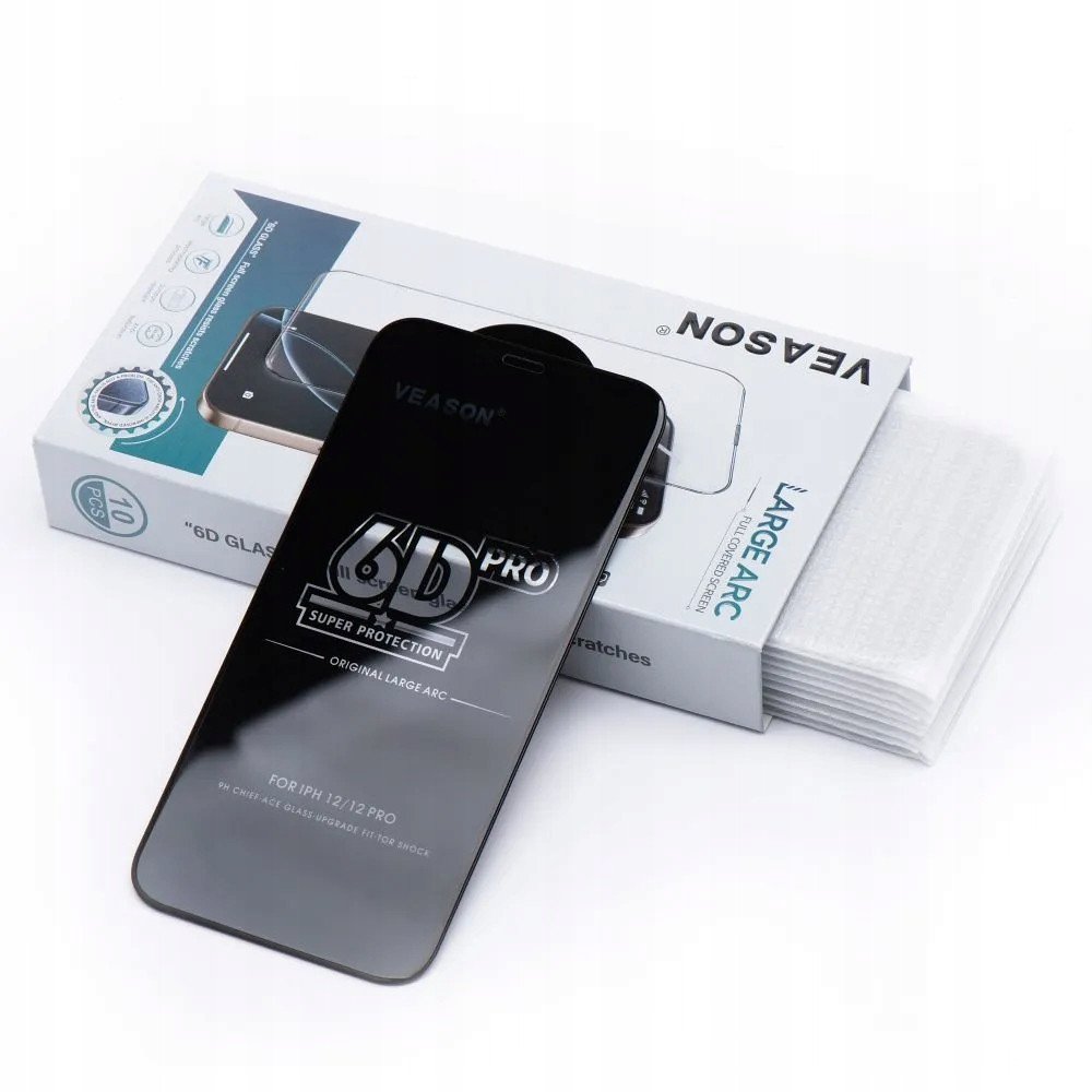 Xham mbrojtës Veason 6D Pro, set 10 copë, për Samsung Galaxy S22 S23, i zi