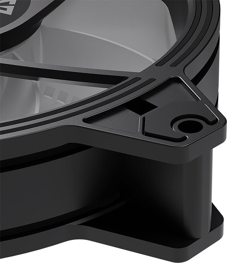 Ventilator ARGB 120mm, 3 pin, i zi