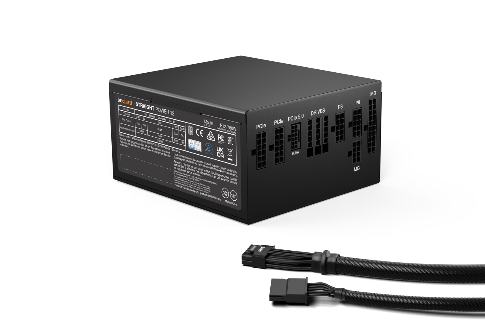 Burim energjie be quiet! Straight Power 12, 20+4 pin ATX, 750 W