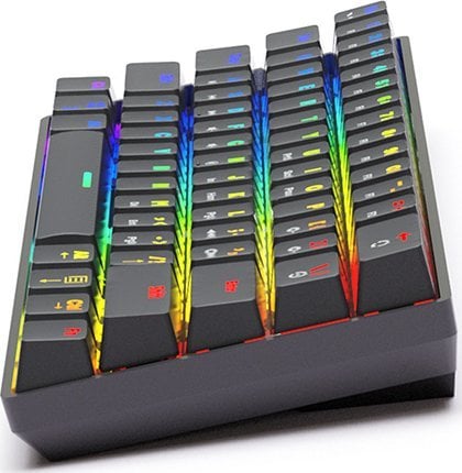 Тастатура Savio Blackout Outemu Brown, црна боја