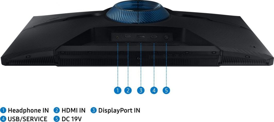 Monitor Samsung Odyssey G52A (LS27AG520PPXEN), 27", WQHD, i zi