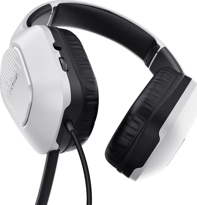 Kufje gaming Trust GXT 415X Zirox, me kabllo, të bardha