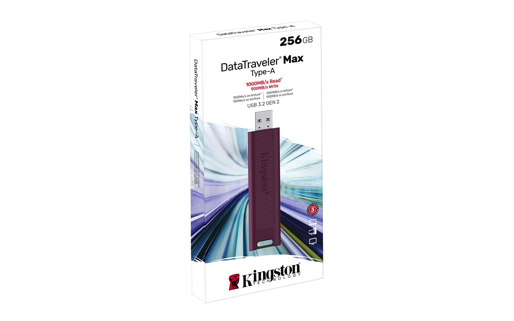 USB Kingston DataTraveler Max, 256GB, USB-A, i zi