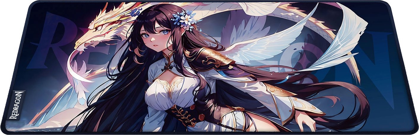 Tapet gaming për maus dhe tastierë P046 Anime Blue, material Lycra, kundër rrëshqitjes, shumëngjyrësh