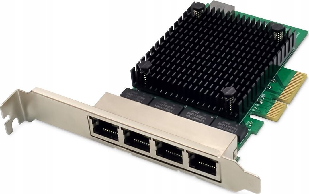 Kartë rrjeti Digitus DN-10136, 4 porta 2.5Gbps, PCI Express, RJ45