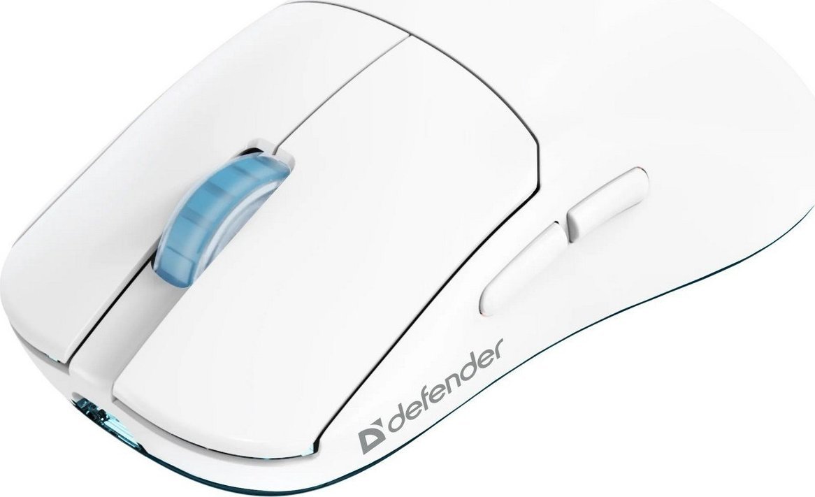 Mouse gaming Defender FAME GM-516, Wireless/Bluetooth, 10000dpi, i bardhë