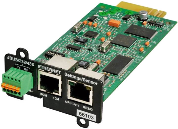 Картичка за проширување Eaton - MS Web/SNMP и ModBus (за 5P, 5PX, 5130, EX, 9130, 9PX, 9SX, 93PM, 93E)