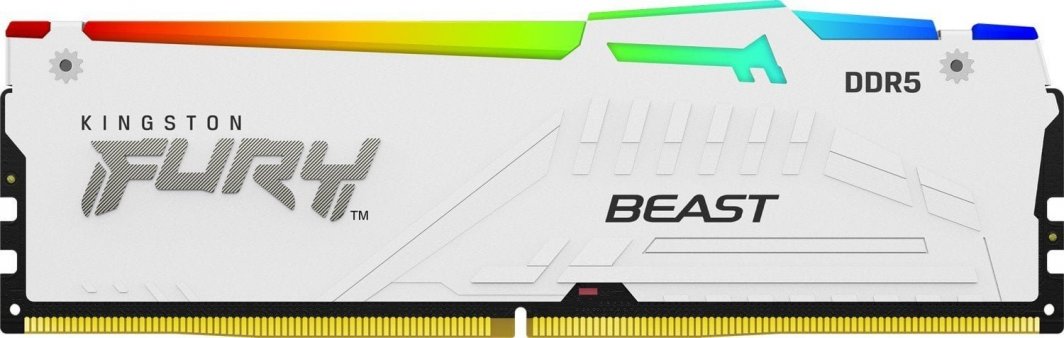 Memorie Kingston Fury Beast RGB, DDR5, 16 GB, 5600 MHz, CL36, KF556C36BWEA-16