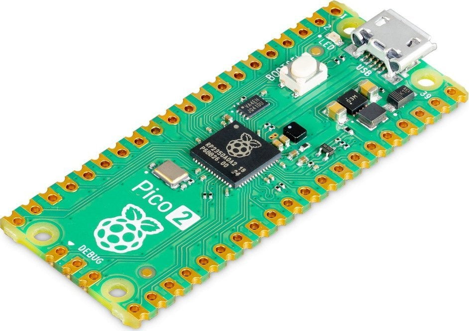 Pllakë mikrokontrolluese Raspberry Pi Pico 2 SC1631, RP2350, pa headers