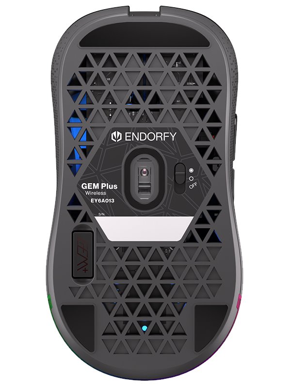 Maus Endorfy GEM Plus Wireless, 26000 DPI, Kailh GM 8.0, i zi