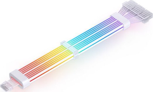 Kabllo ndriçimi ARGB Jonsbo për GPU, 12+4 pin, 240mm, e bardhë