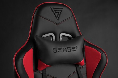 Стол SENSE7 Spellcaster, црно/црвенa боја