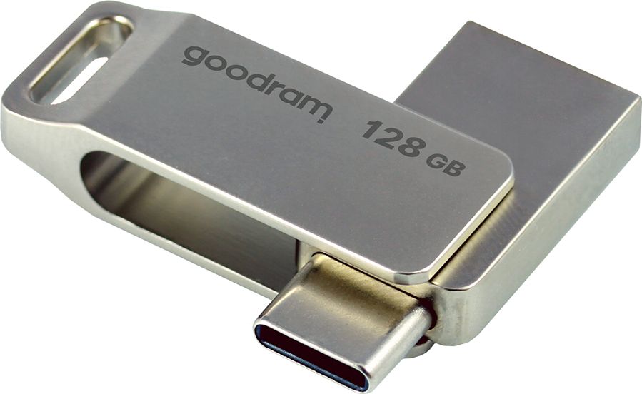 USB GoodRam ODA3, 128GB, USB 3.2 Type A dhe Type C, i kuq