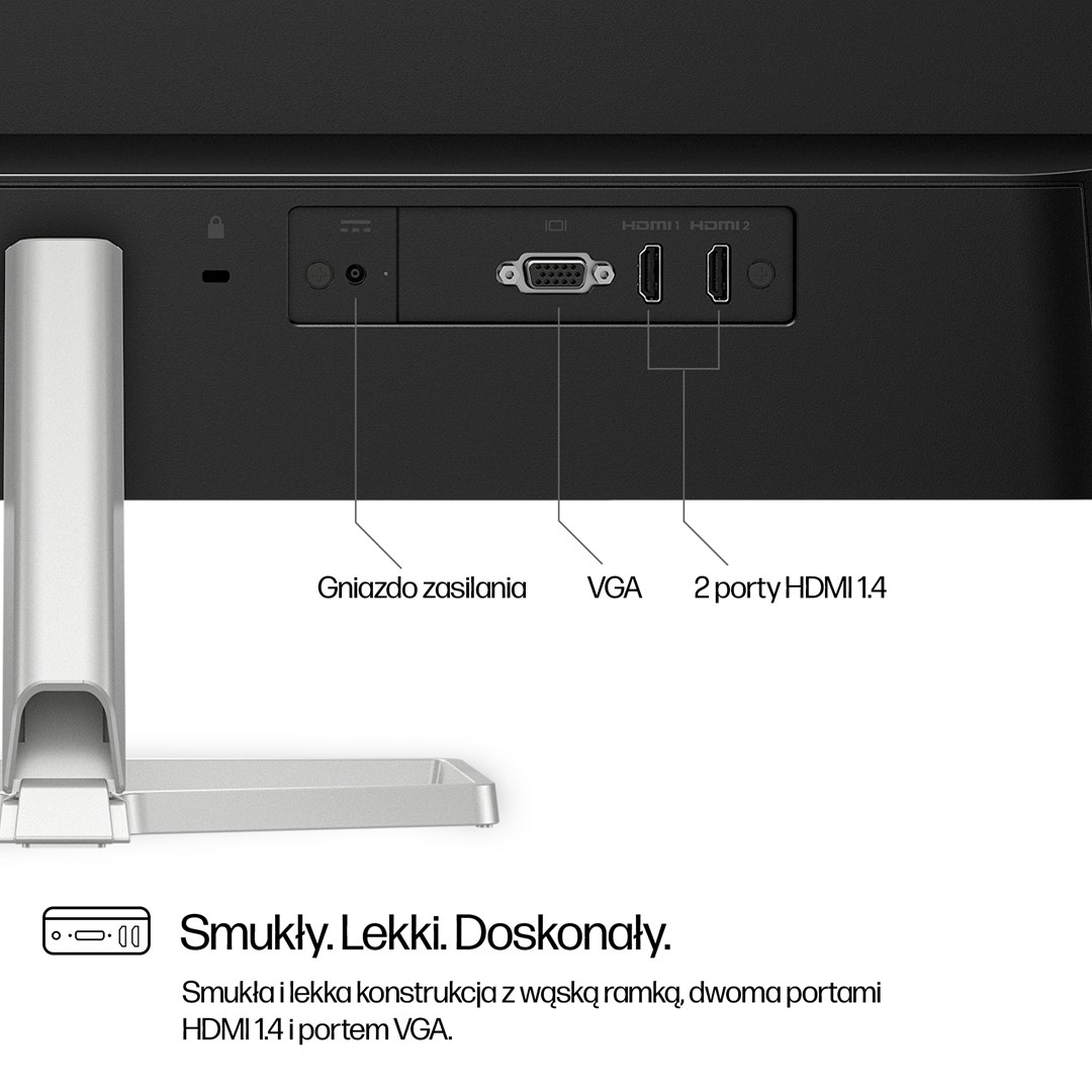 Monitor HP 27-inch Series, 27", 1920 x 1080, 100 Hz, i bardhë