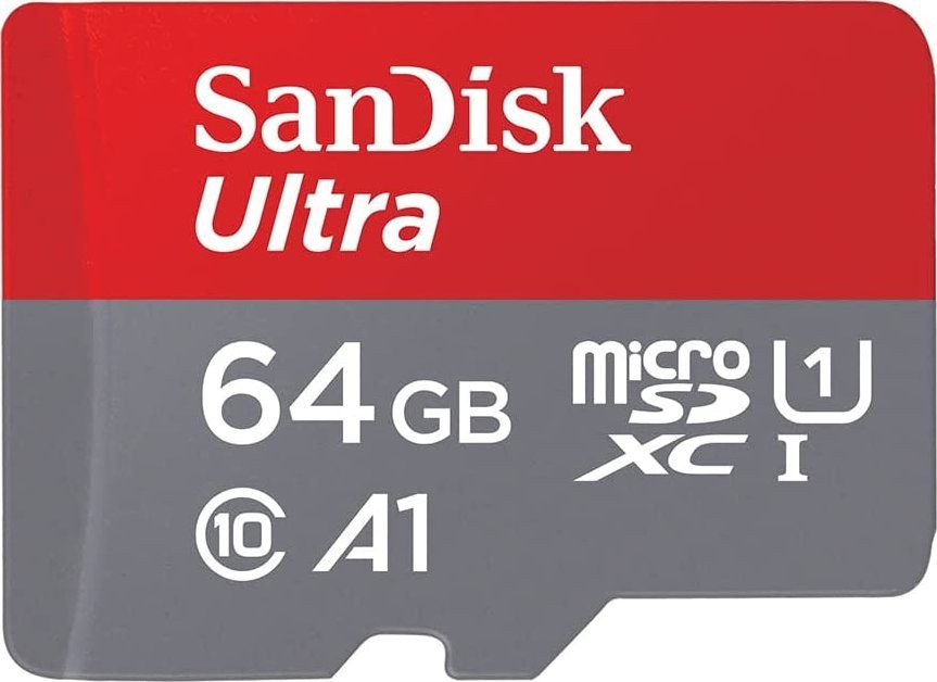 Kartë memorie SanDisk Ultra microSDXC, 64GB, Class 10 UHS I A1