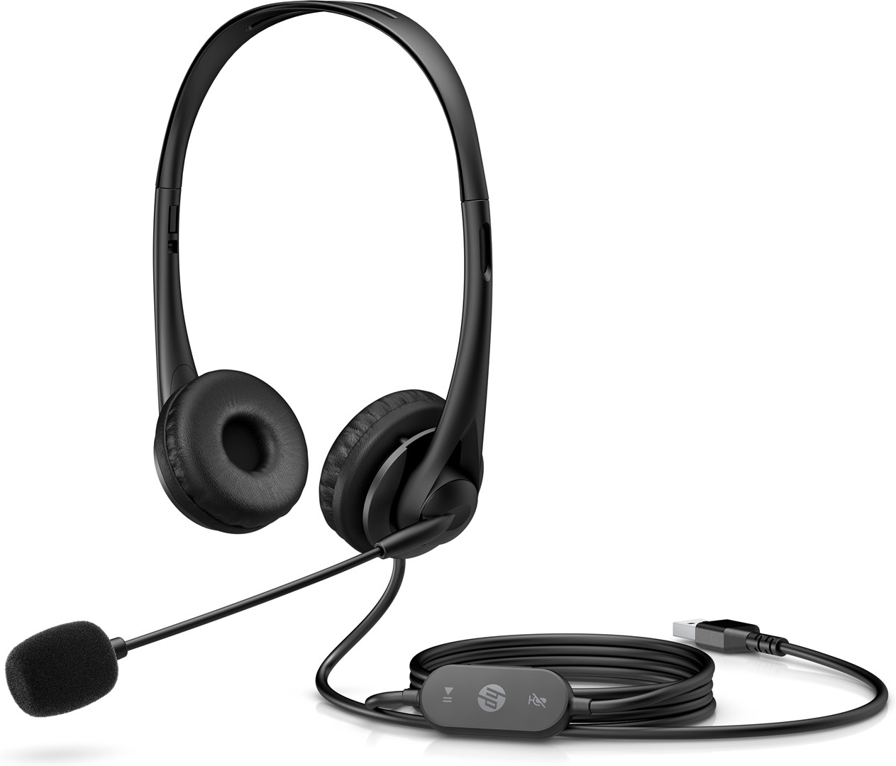 Kufje HP Stereo USB Headset G2, me kabllo, të zeza