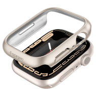 Mbështjellëse për Apple Watch 9/8/7 41mm Spigen Thin Fit, krem
