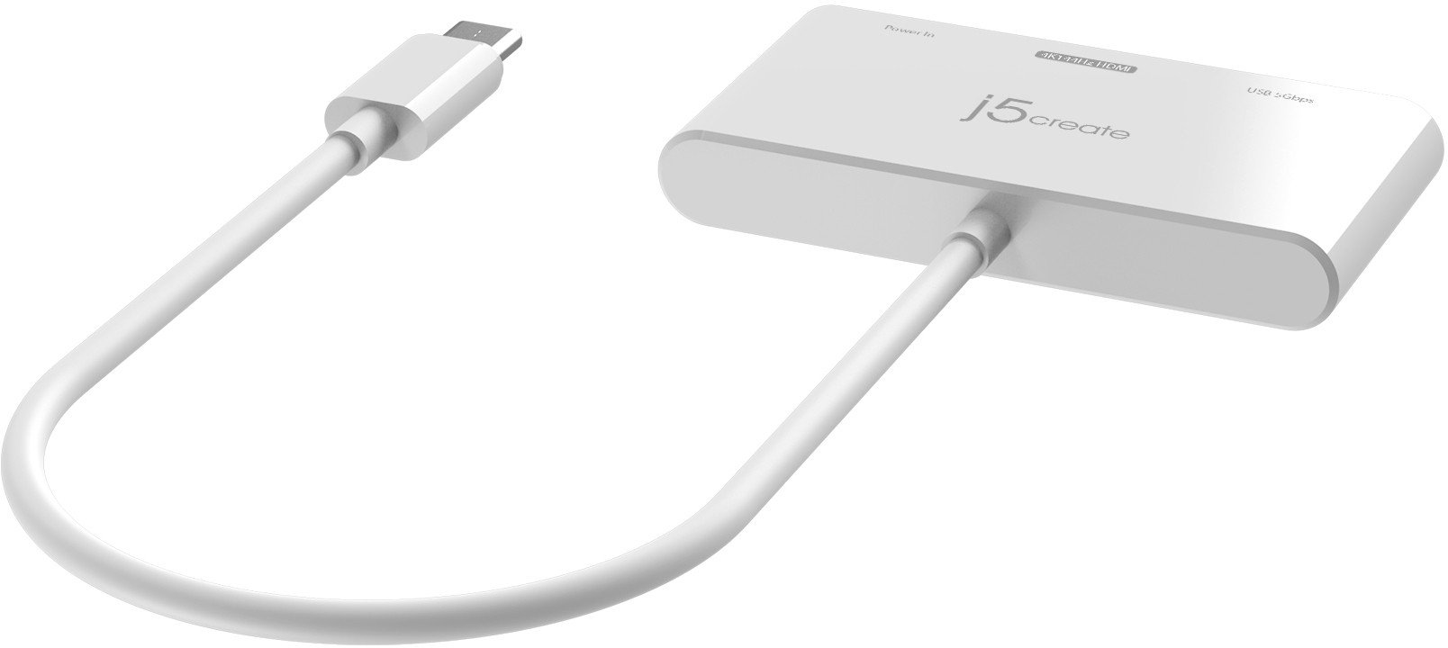 Adapter USB C në HDMI J5create JCA399, 4K 144Hz, USB 3.2, Power Delivery 100W, i zi