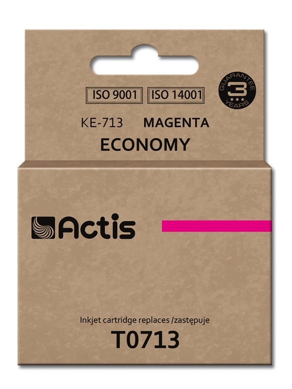 Ngjyrë për printer Actis KE-713 (zëvendësim për Epson T0713, T0893, T1003), 13.5 ml, vjollcë
