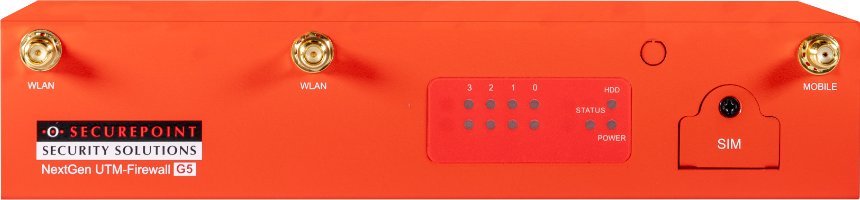 Мрежен заштитен ѕид Securepoint RC200 G5, висок пропусен опсег, VPN, сива