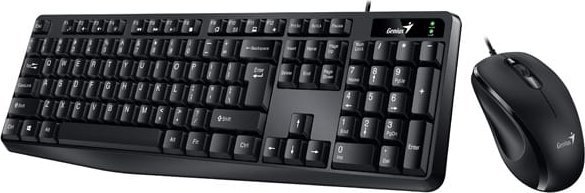 Сет тастатура и глушец Genius KM-170 Copilot, USB, 1200 DPI, црн