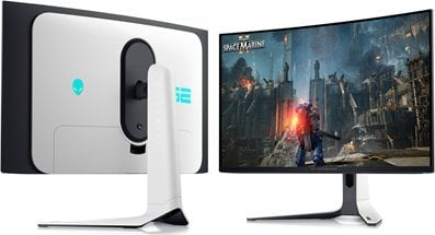 Монитор Dell Alienware AW3225QF, 31,6", UHD 4K, 240Hz, бел/црн