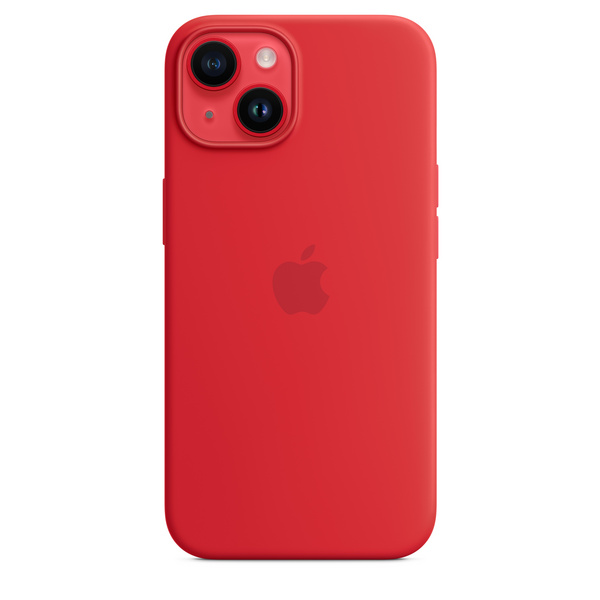 Apple iPhone 14 Silicone Case me MagSafe, (PRODUCT)RED