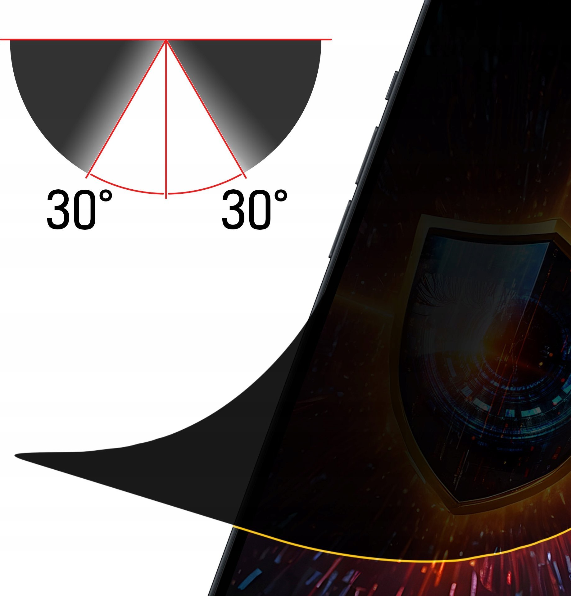 Заштитна фолија 3MK Silky Matt Privacy за Motorola Edge 40 Neo, мат, со приватност, проѕирна