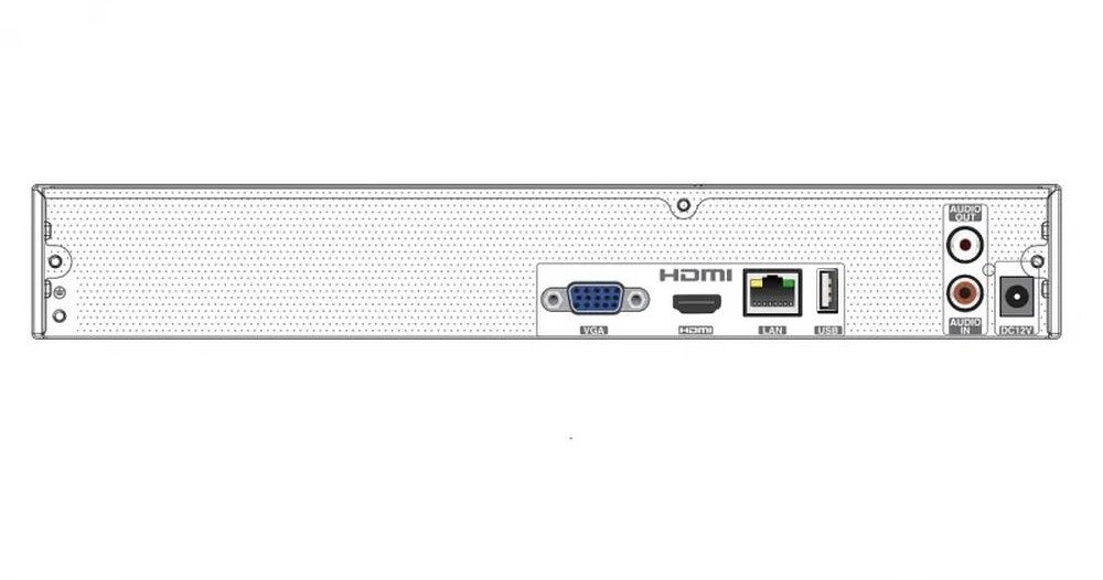 Regjistrues rrjeti Dahua CAMVI NVR6108-D1-B2, 8 kanale, 8MP, i zi