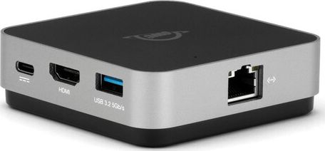 Dock USB C OWC Travel Dock E OWCTCDK6P2SG, 6 porte, Power Delivery 100W, gri e zezë